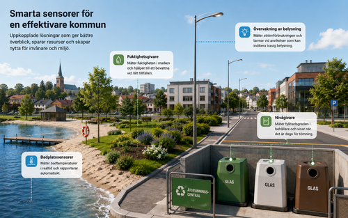 Smart uppkoppling för effektivare drift i Hultsfreds kommun